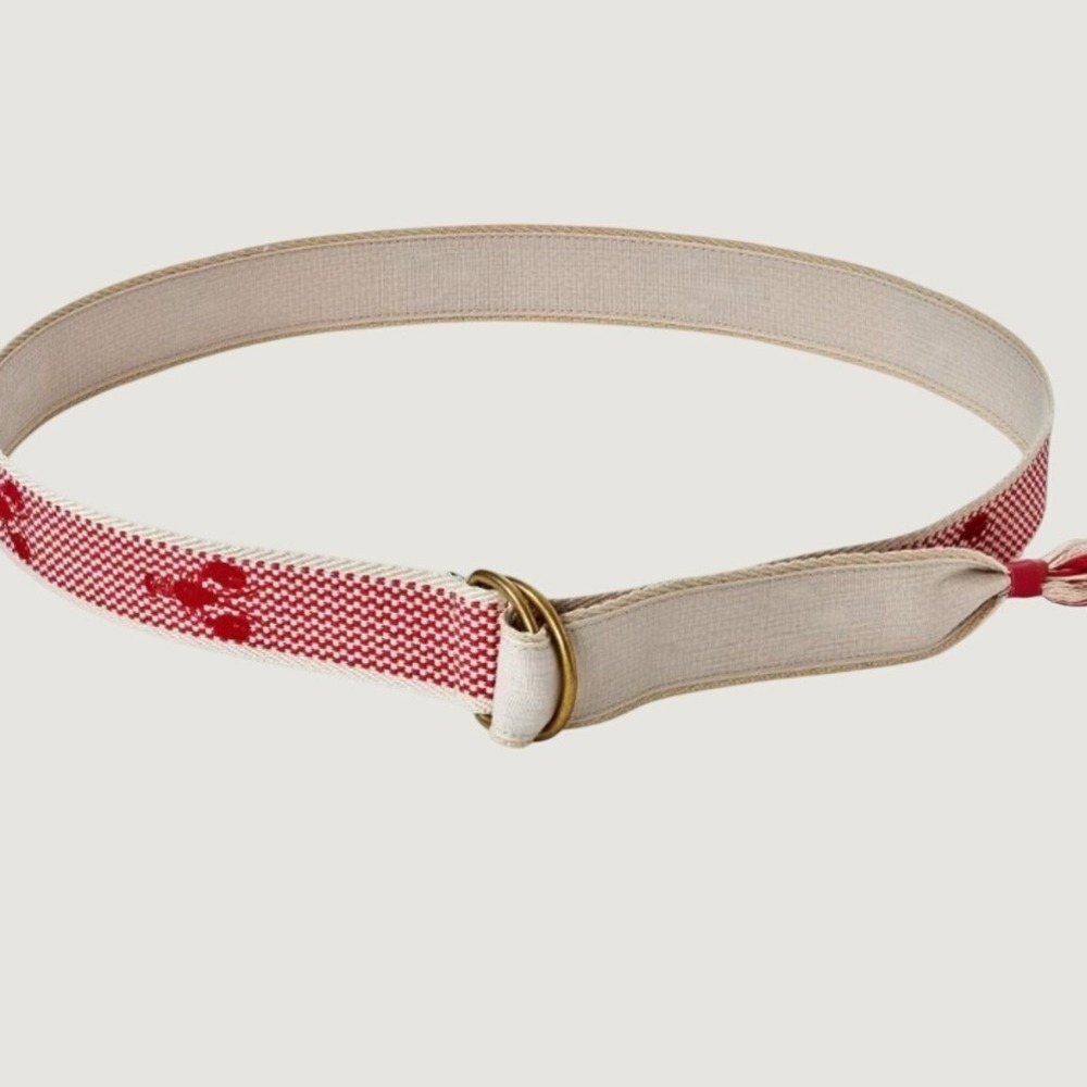 Universal Thread Woven Embroidered Lobster Tassel D Ring Belt Womens XL NWT - Picture 5 of 13